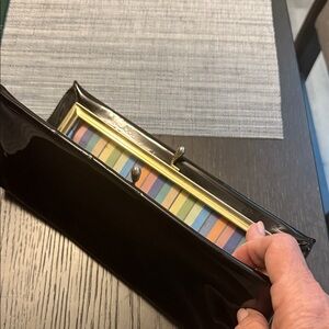 Black Patent Leather Clutch